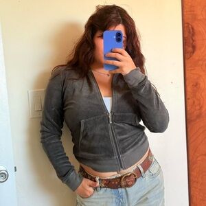 Gray Juicy Couture Track Jacket